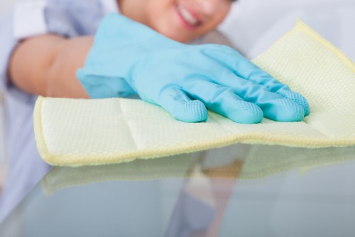 Clean carpet fibers after treatment by Hendon carpet cleaning experts