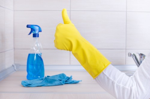 Waste-safe carpet cleaning with compliant handling procedures